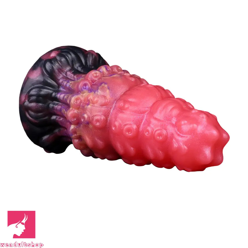 5.83in Fantasy Odd Silicone Soft Cock Dildo Hands-Free Clit Stimulator