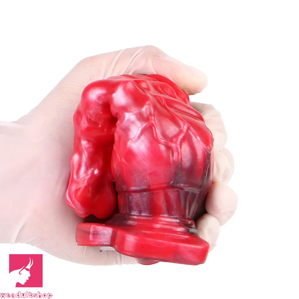 5.55in Odd Hollow Dildo Built-in keel Vibration Remote Strap on Penis Sleeve