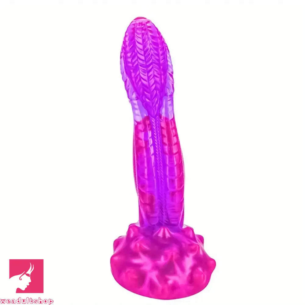 10.2in 12.4in Giant Pointed Penis Beast Animal Fantasy PVC Scales Dildo