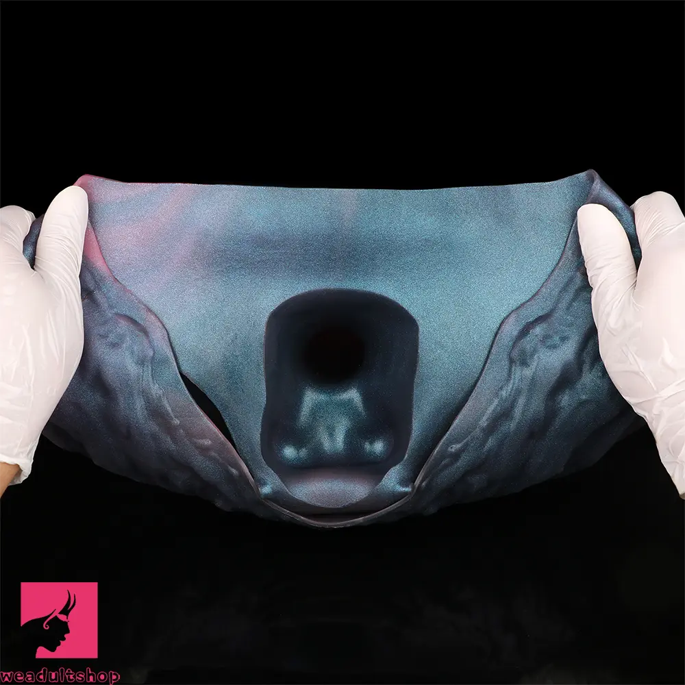 9.37in Spiked Monster Hollow Dildo Harness Pants Strap on Big Sex Toy