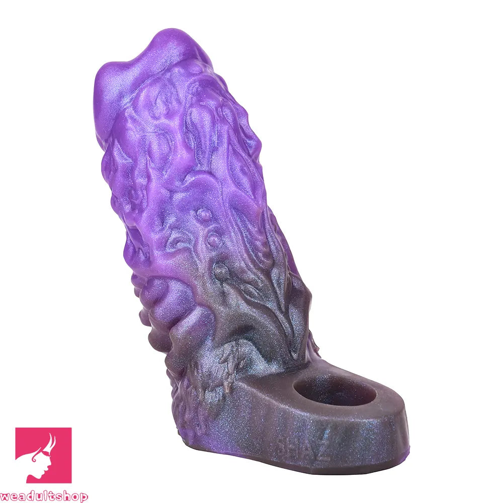 5.78in Dragon Beast Creature Fantasy Hollow Silicone Soft Dildo Sleeve