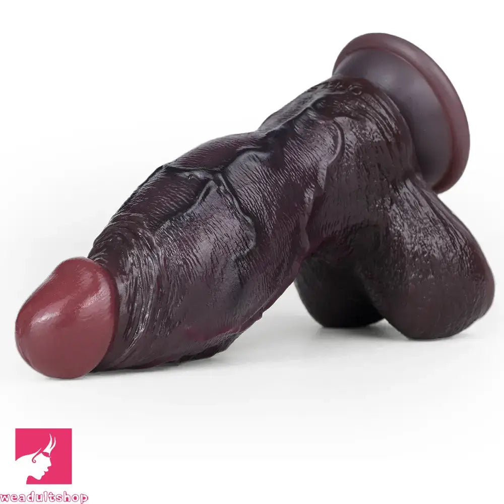 6.5in Dual Density Silicone Soft Real Feeling Dildo Adult Intimacy Love Toy