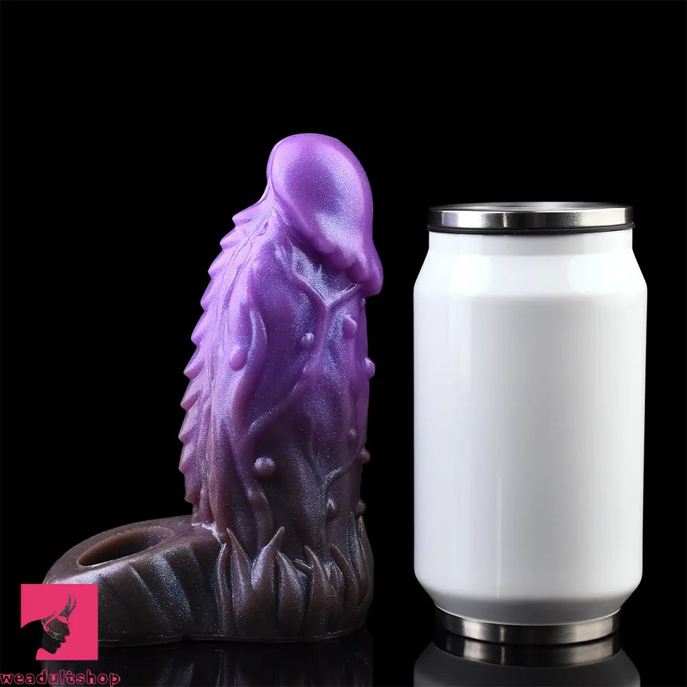 6.18in Dragon Fantasy Hollow Spiked Soft Dildo Sleeve For Cock Enlargement
