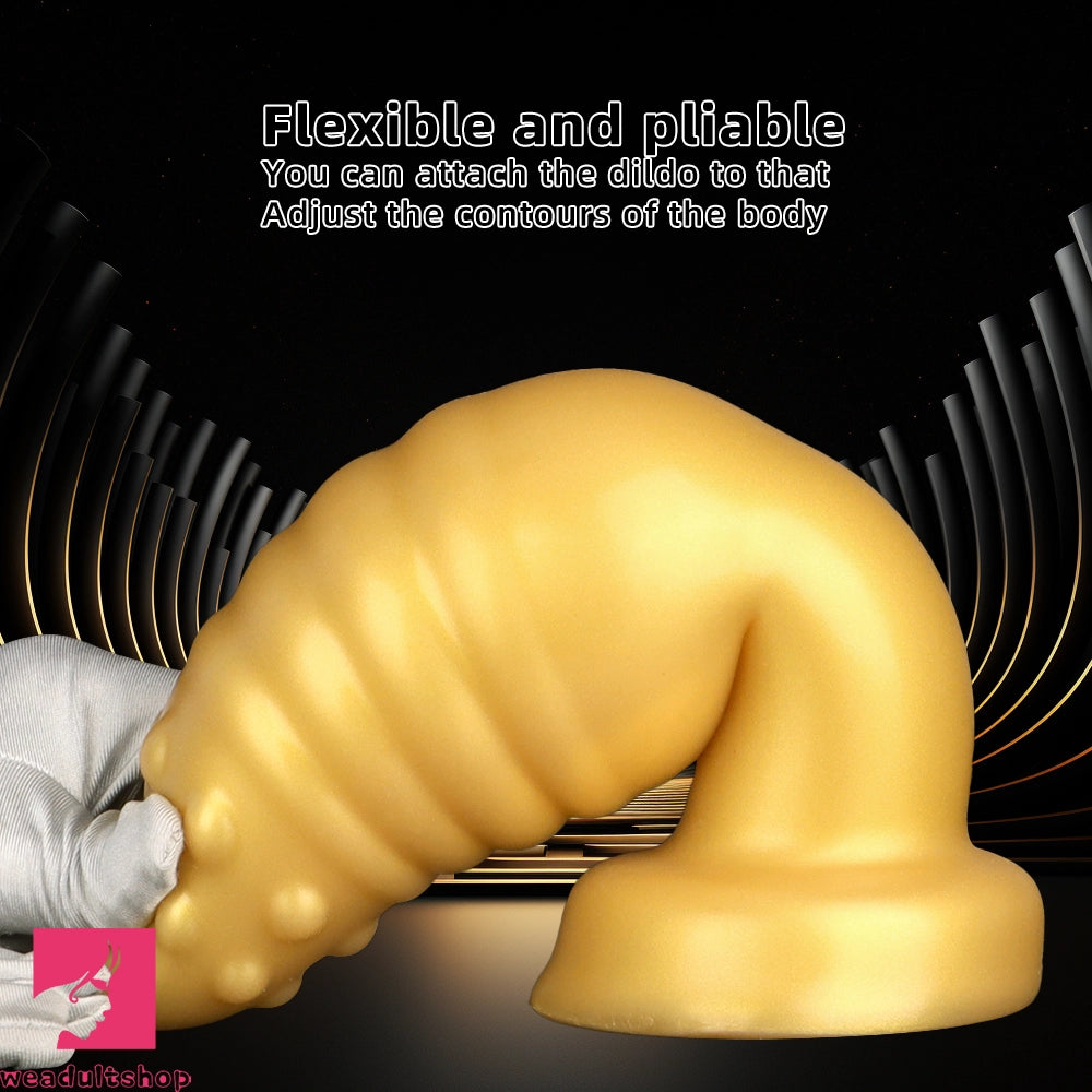 5.51in 7.87in 10.23in Extra Large Silicone Soft Spiked Pointed Cock Dildo