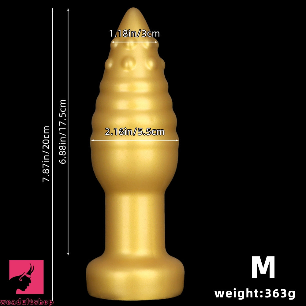 5.51in 7.87in 10.23in Extra Large Silicone Soft Spiked Pointed Cock Dildo