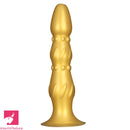 8.07in 11.22in Gold Silicone Large Anal Plug Penis Dildo Anal Exercises