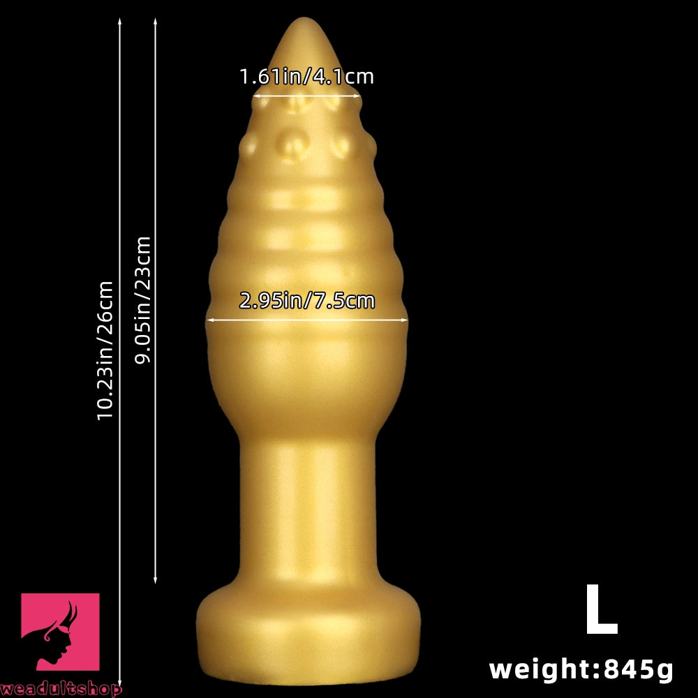 5.51in 7.87in 10.23in Extra Large Silicone Soft Spiked Pointed Cock Dildo