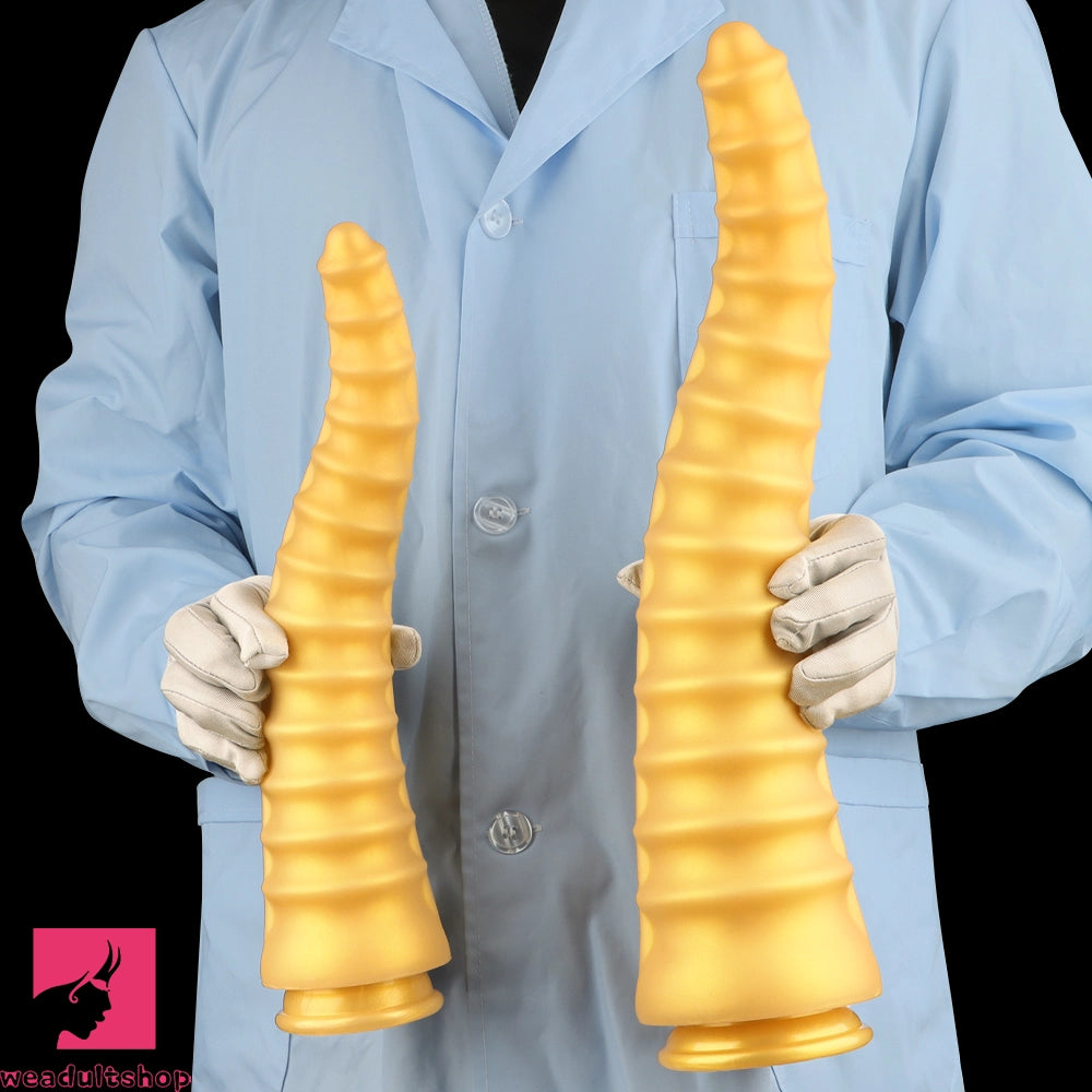 10.82in 13.38in 16.73in Silicone Sharp Tip Dragon Long Big Thick Cock Dildo