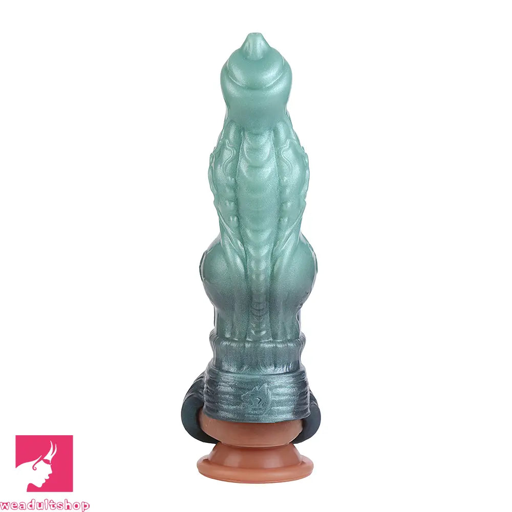 8.26in Moonbound Hound Silicone Hollow Cock Sleeve Dildo For Male Female
