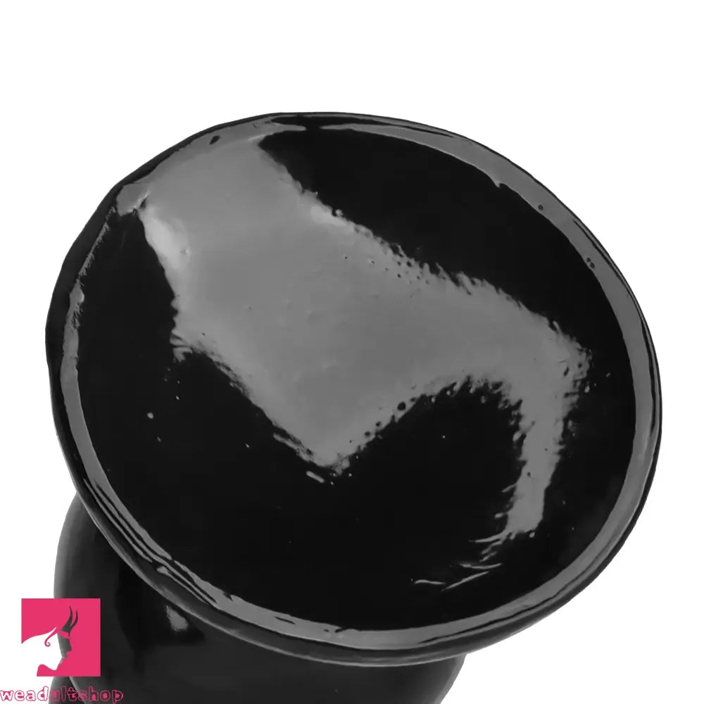 5.11in 9.05in Black Fantasy PVC Big Thick Butt Plug Dildo Cock Stimulator