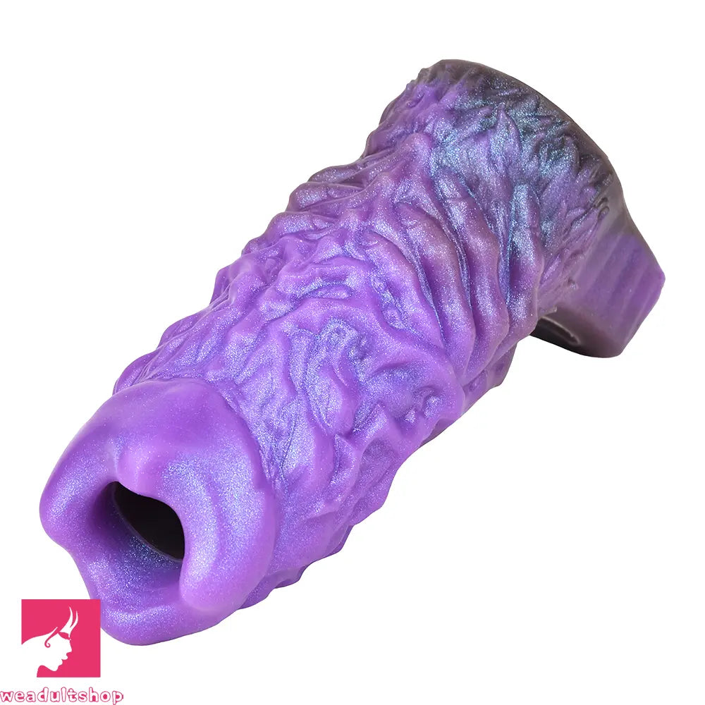 5.78in Dragon Beast Creature Fantasy Hollow Silicone Soft Dildo Sleeve