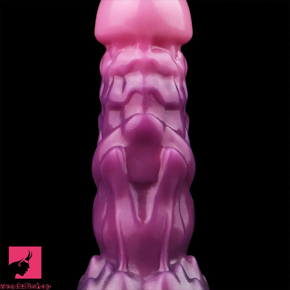 7.08in Fantasy Soft Cock Squeeze Inflatable Alien Penis Dildo For Couples