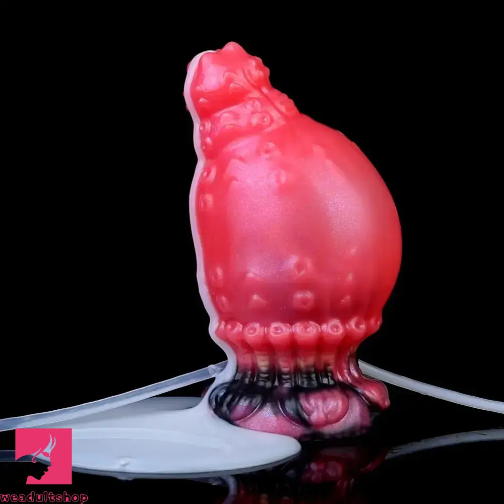 5.83in Fantasy Odd Silicone Soft Inflatable Spraying Water Dildo Butt Plug