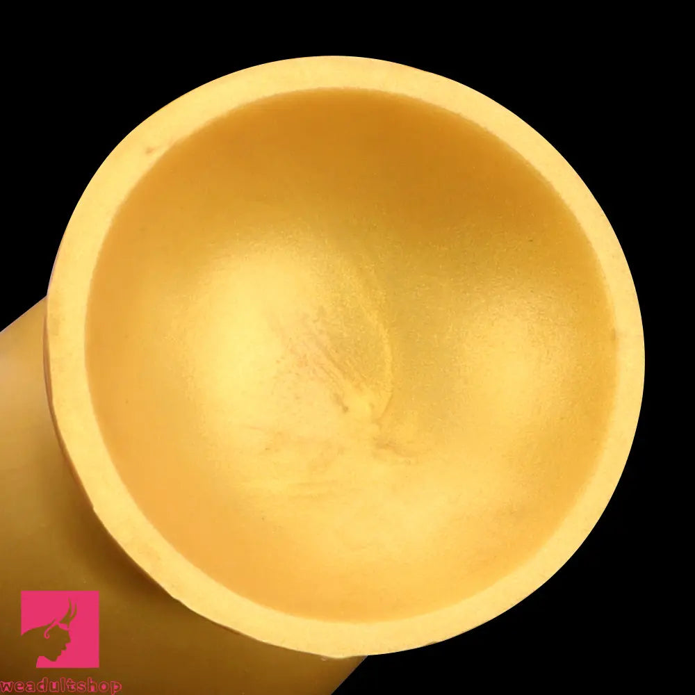 4.53in 5.12in 6.1in 7.48in Silicone Gold Calabash Brothers Alien Anal Dildo