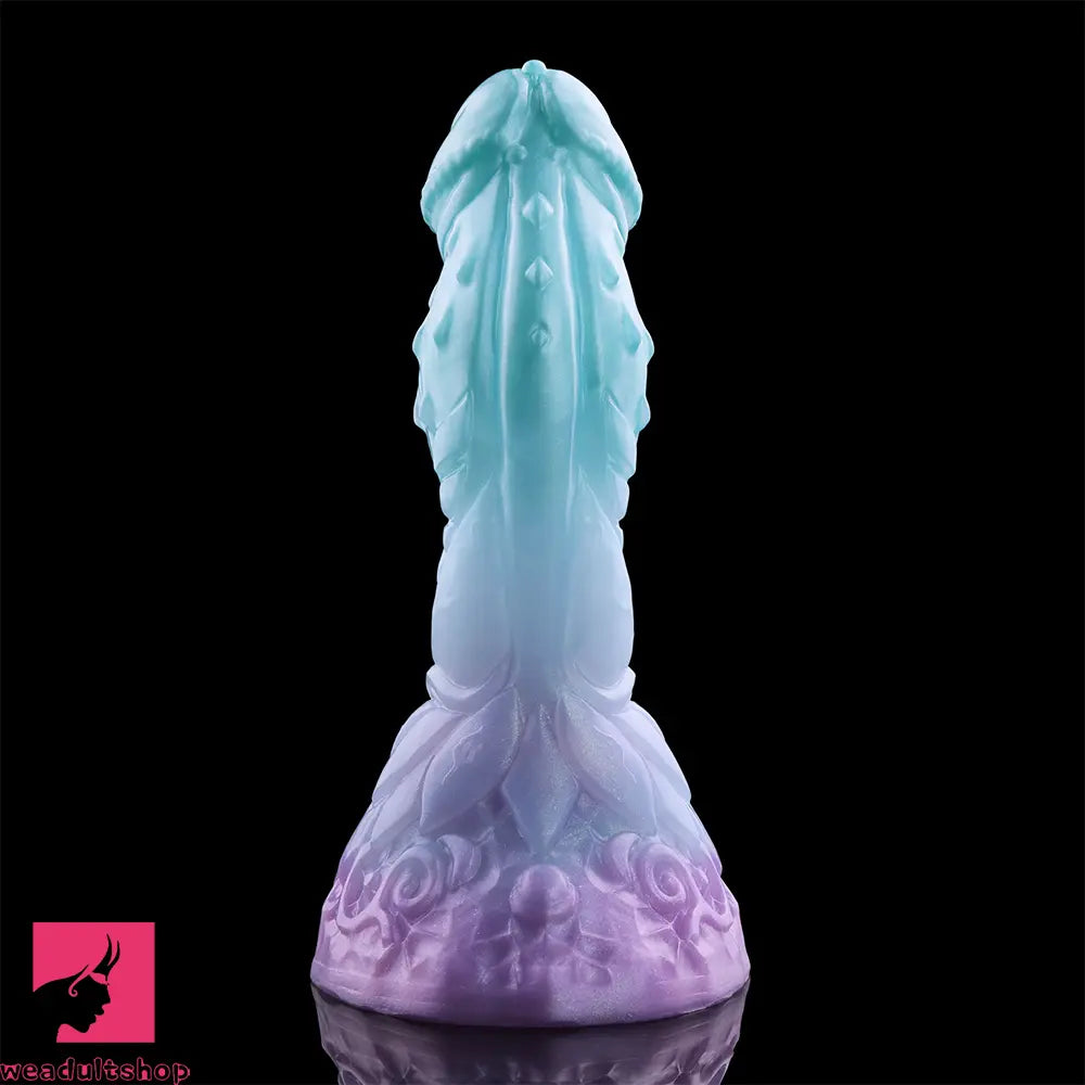 4.68in 5.9in 7.16in 8.26in Spiked Monster Silicone Odd Dildo With Key Chain