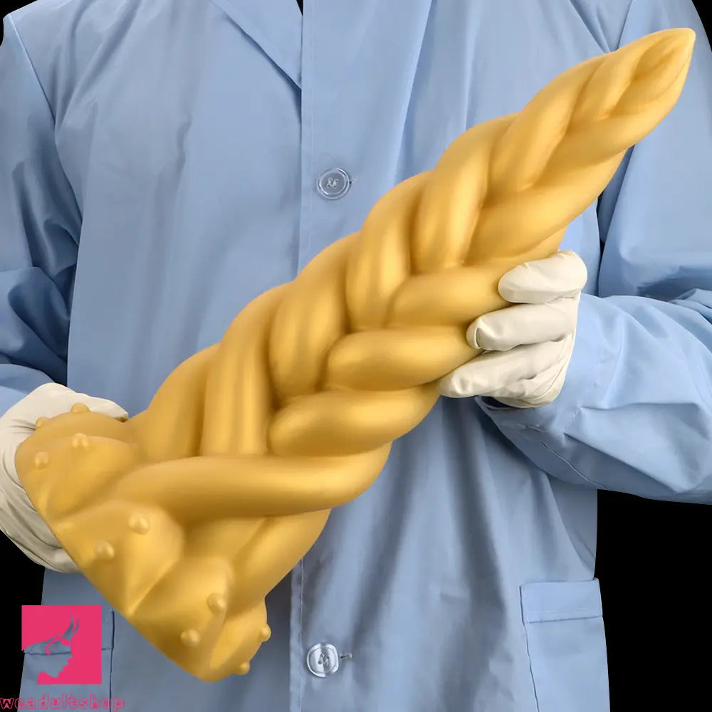 11.81in 13.77in 16.14in Extra Large Long Liquid Silicone Twist Soft Dildo