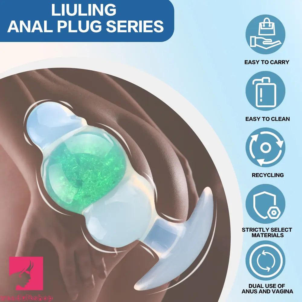 5.75in Anchor Silicone Ball Butt Plug Dildo For Masturbation Anal Expansion