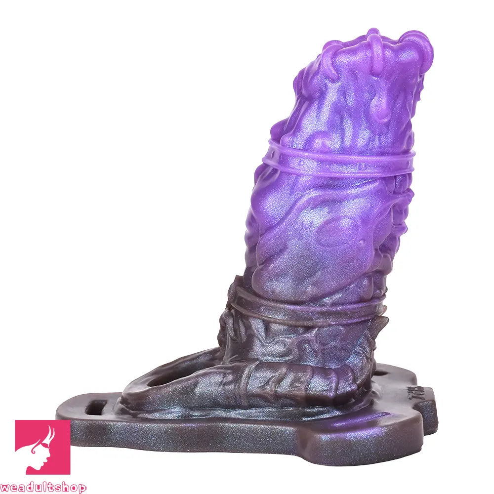 5.07in Dragon Beast Creature Fantasy Hollow Silicone Cock Dildo Sleeve