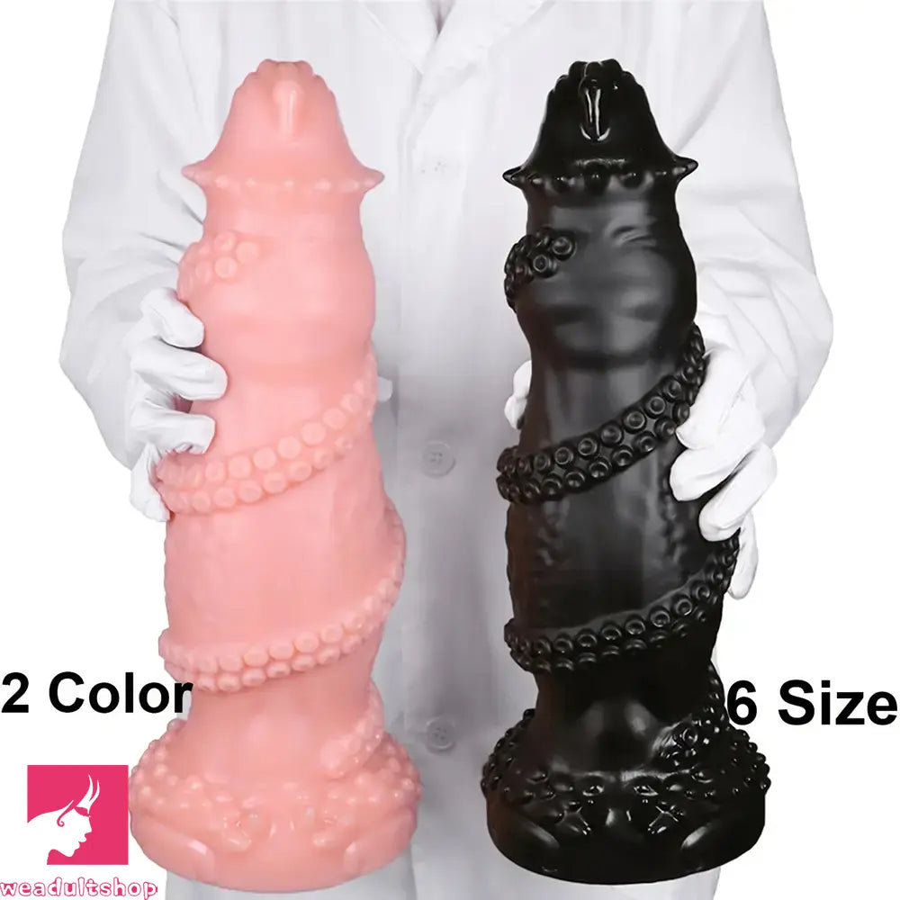 7.08in 8.46in 10.03in 11.81in 13.77in 14.96in Fantasy Big Fat Monster Dildo