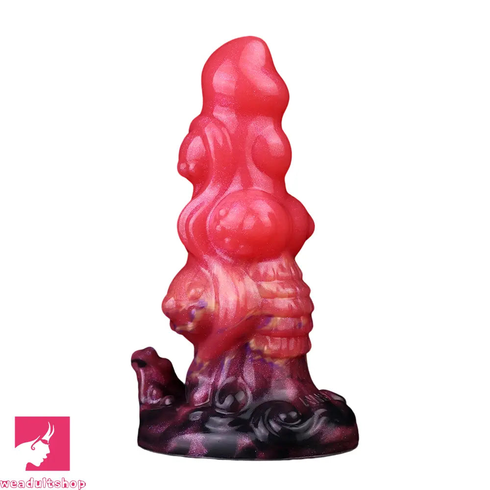 5.91in Fantasy Silicone Soft Odd Dildo Durable Construction Cock Sex