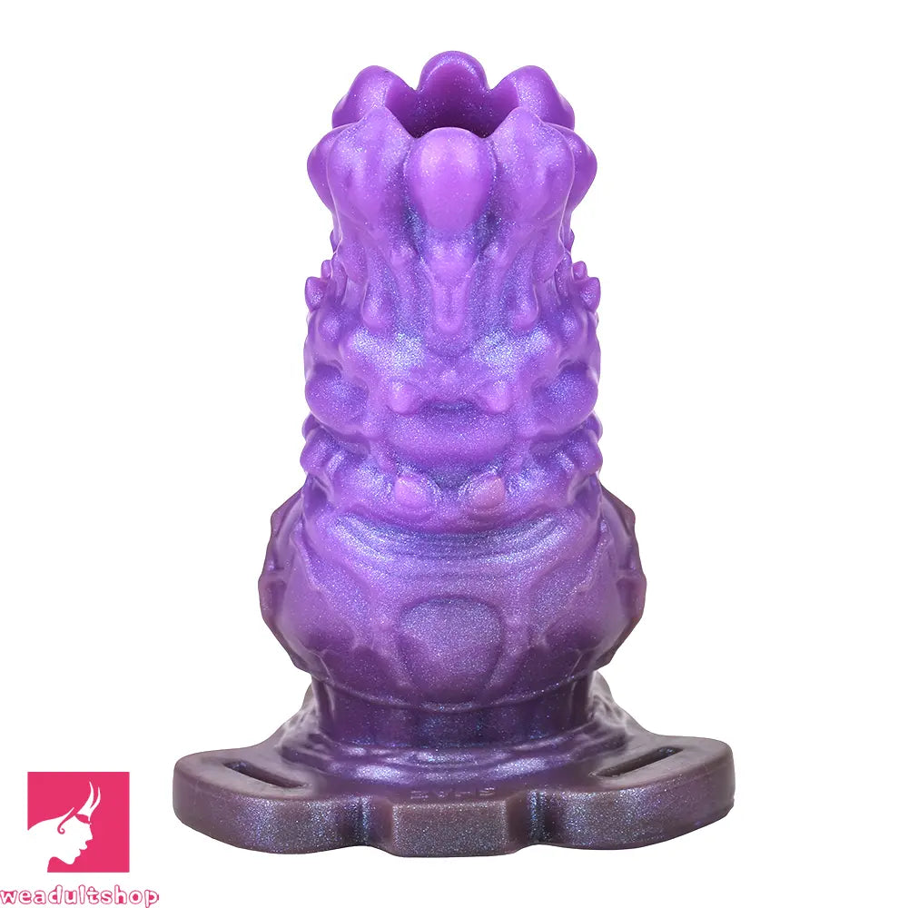 5.55in Dragon Silicone Floppy Beast Creature Fantasy Hollow Dildo Sleeve