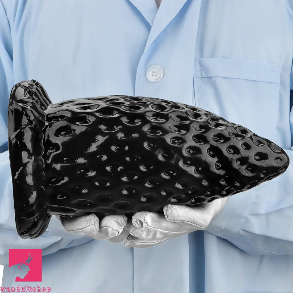 5.9in 8.07in 9.84in Super Thick Strawberry Penis Anal Plug PVC Dildo