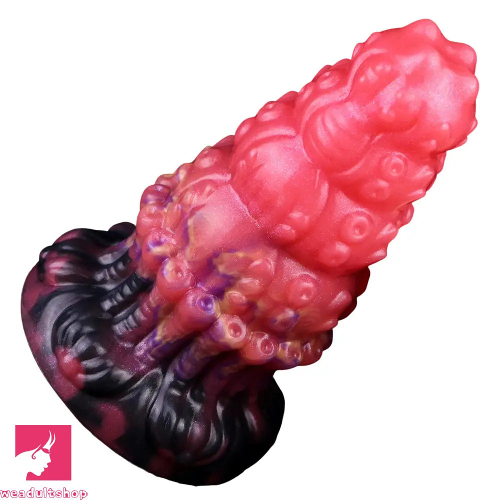 5.83in Fantasy Odd Silicone Soft Cock Dildo Hands-Free Clit Stimulator