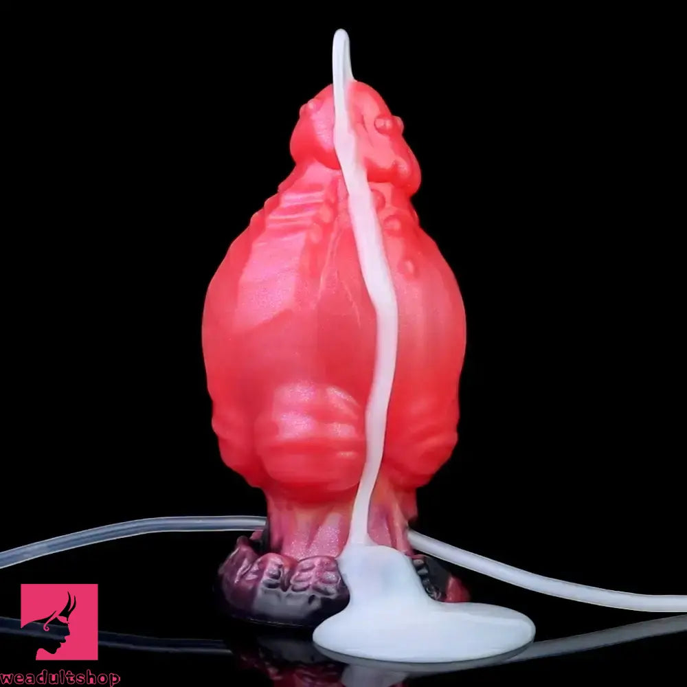 5.71in Fantasy Knot Spiked Silicone Soft Inflatable Spraying Water Real Dildo