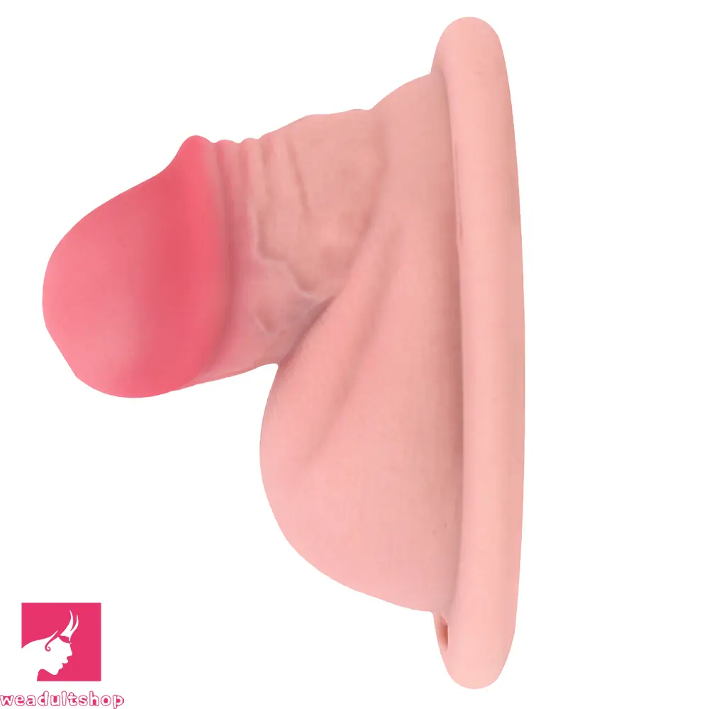 3.34in Real Hollow Chastity Cage Dildo Couple Sex Love Masturbator