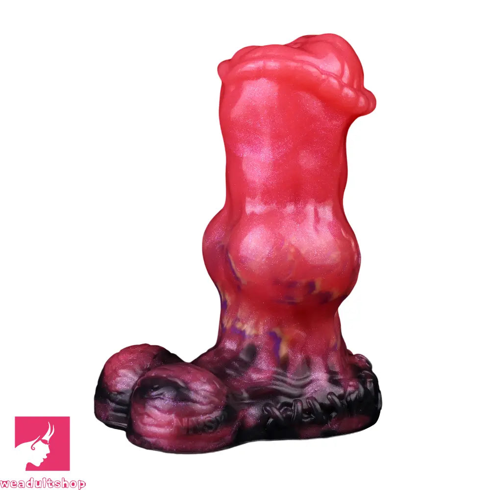 5.43in Horse Knot Silicone Fantasy Dildo For G Spot Sex Anal Toy Play