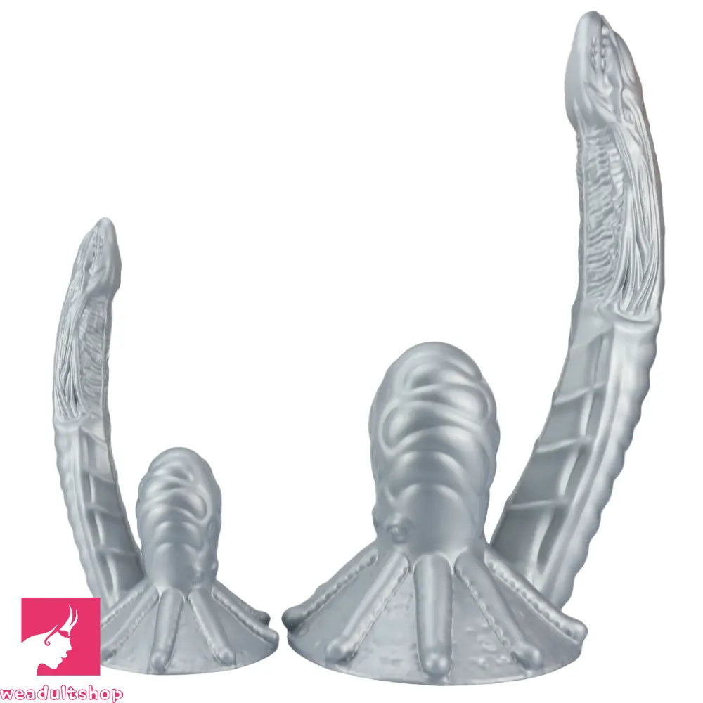 11.81in 17.7in Dual Ended Alien Anal Plug Soft Fantasy Dildo Anal Massage Dilator