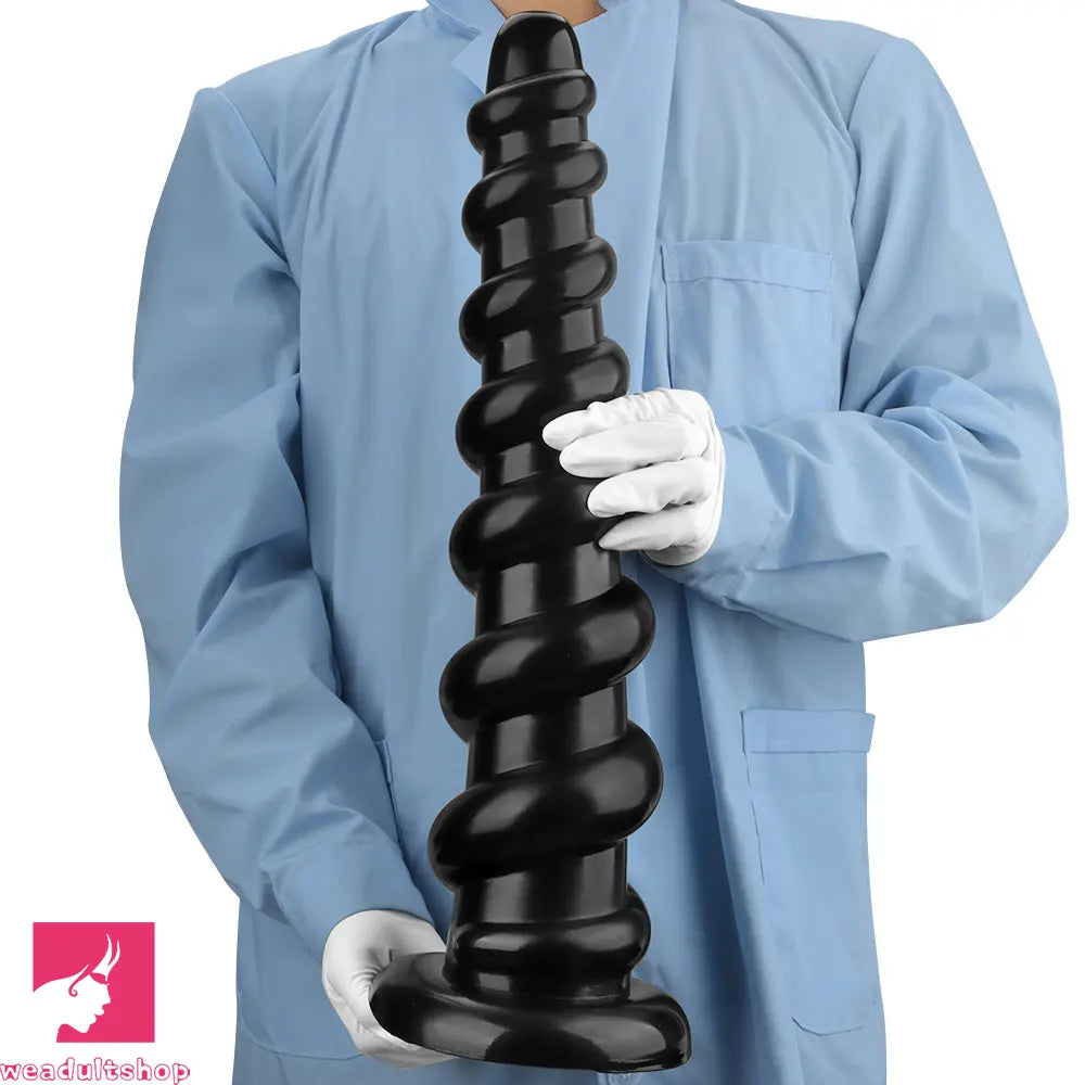 11.02in 13in 15.55in 17.32in 19.68in Super Long Huge Thread Butt Cock Dildo