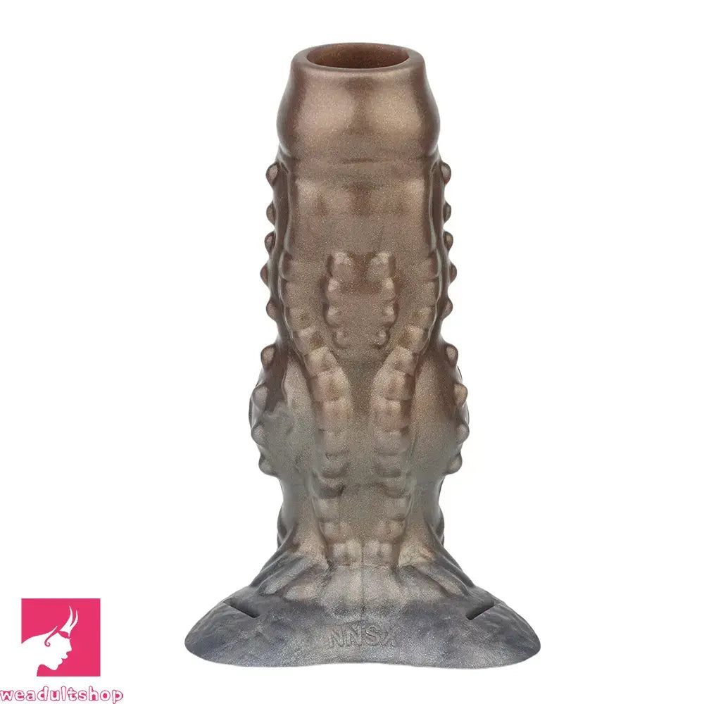 6.69in Tentacle Silicone Monster Hollow Strap on Dildo Sleeve For Cock