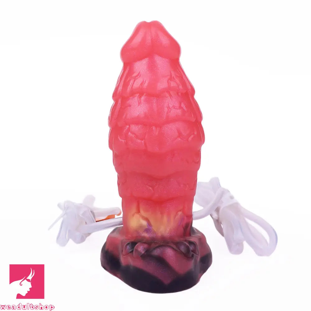 5.31in Fantasy Silicone Soft Inflatable Spraying Water Dildo For Anus Sex