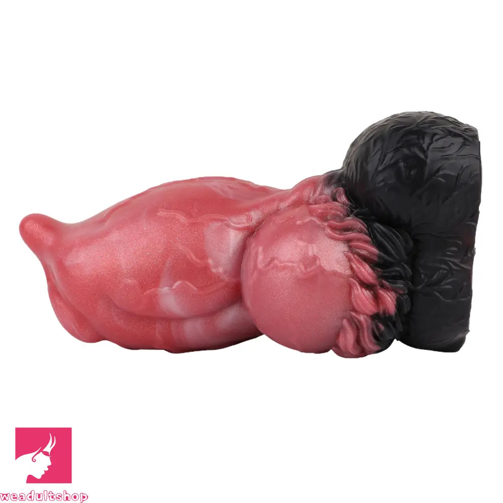 6.88in Dog Knot Dildo Male Masturbator Silicone Soft Fantasy Odd Penis