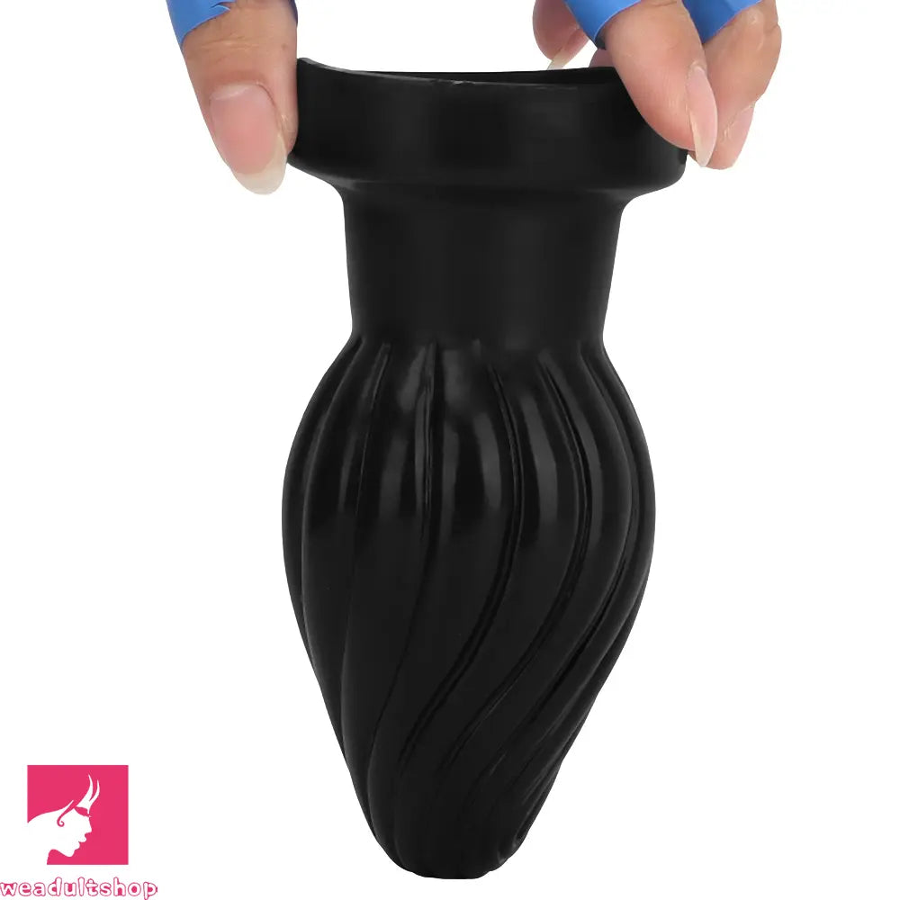 2.95in 3.93in 5.7in Silicone Spiral Small Anal Plug Dildo For Lesbian Love
