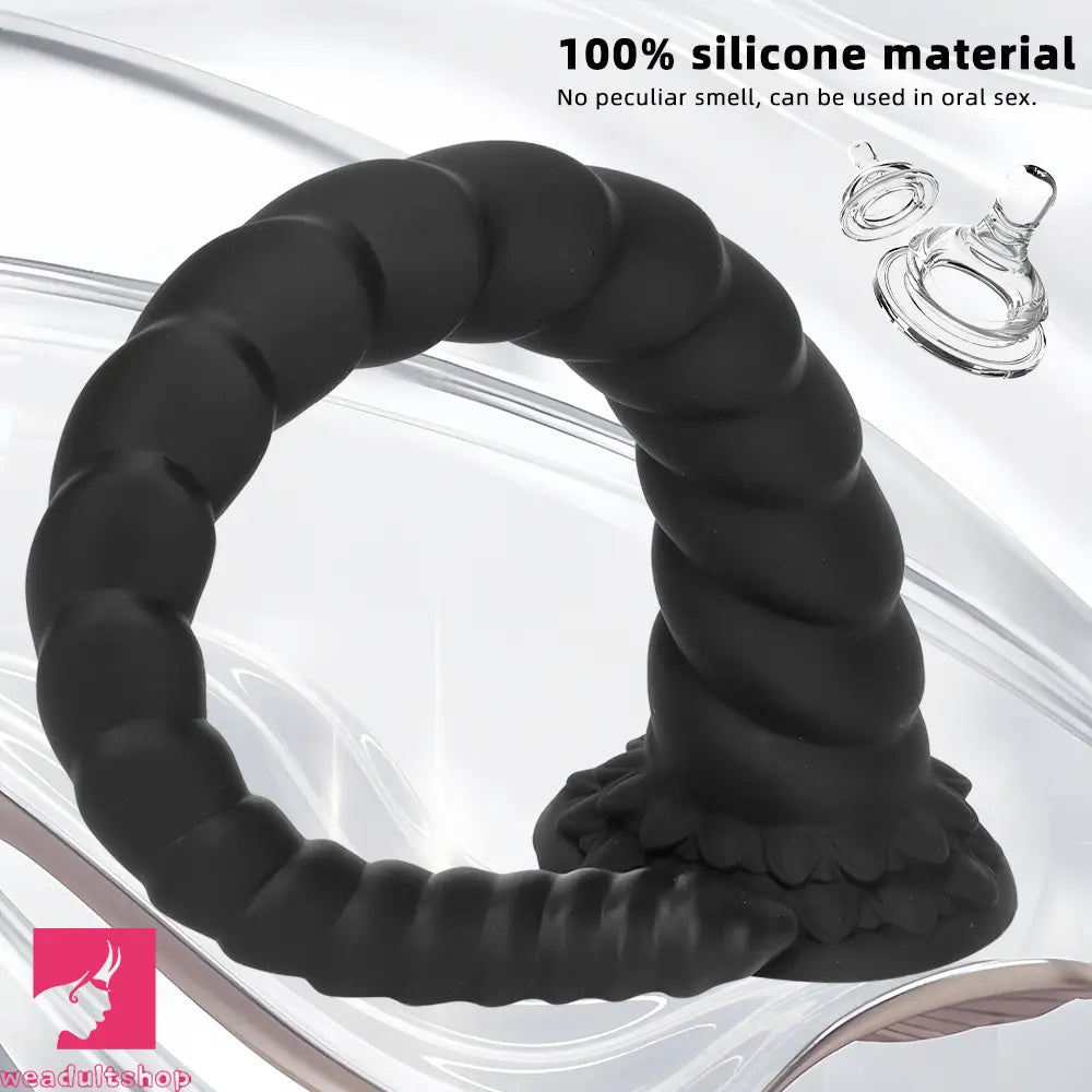 22.04in Liquid Silicone Super Long Texture Anal Plug Large Soft Sex Dildo