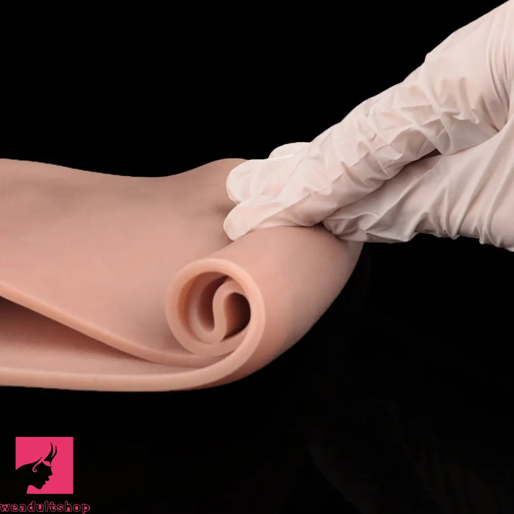7.44in Hollow Penis Dildo Sleeve Silicone Soft Pants Sex Toy For Women