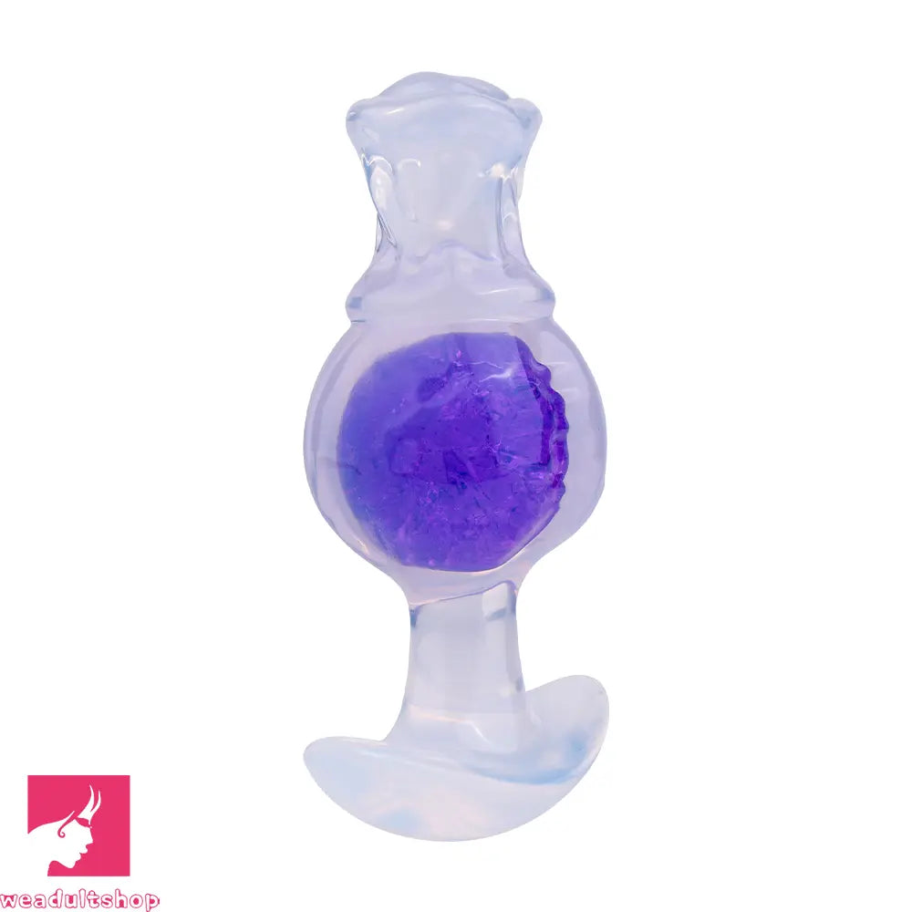 5.04in Silicone Anal Plug Vaginal Massager & Anus Stimulator Cock Toy