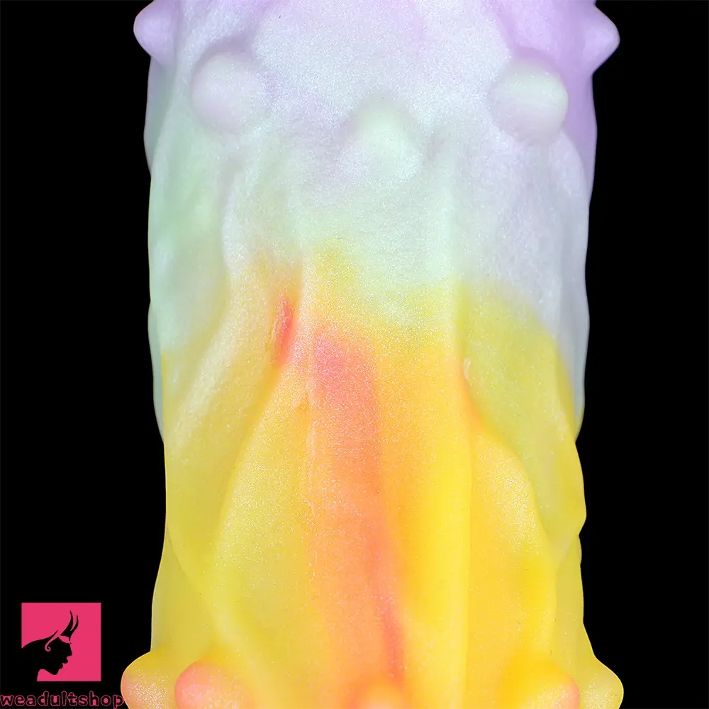 9.37in Spiked Odd Monster Strap on Dildo Silicone Soft Hollow Cock Dildo