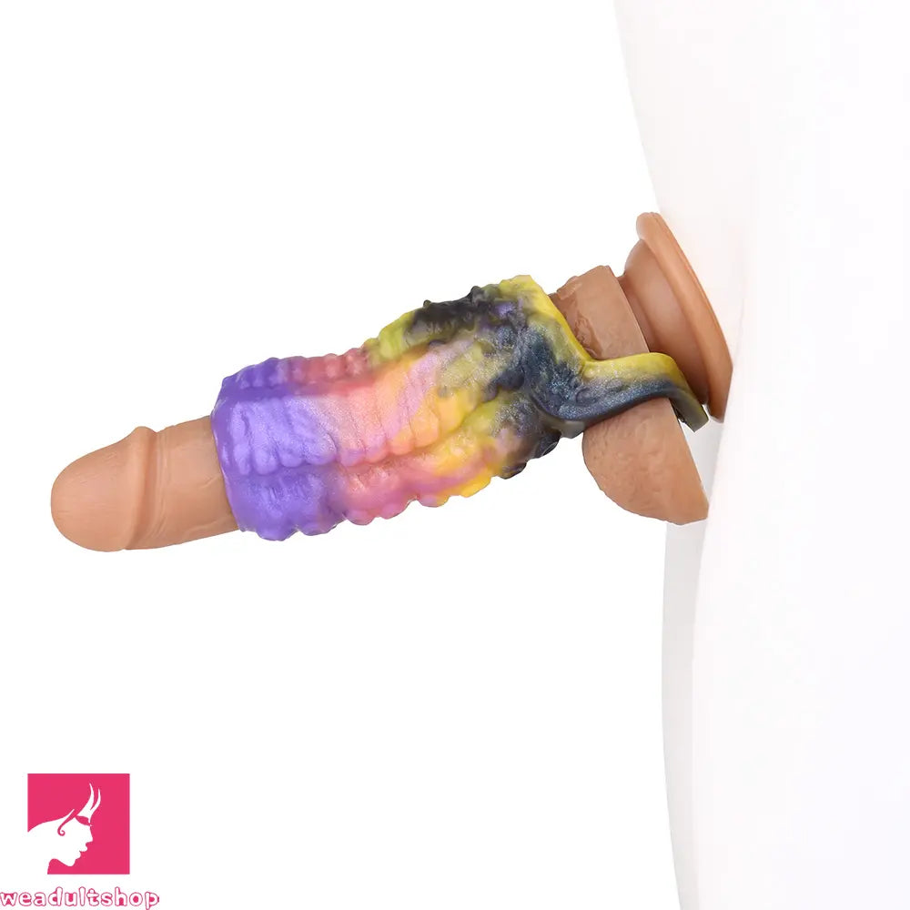 4.72in Zothos Umbrvort Tentacle Silicone Soft Dildo Sleeve Penis Extender