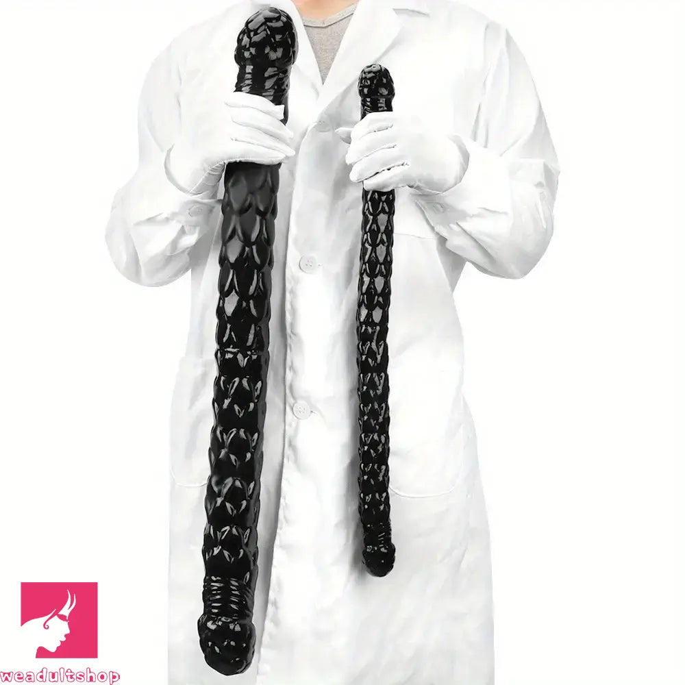 20.47in 27.55in Double-Headed Extra Long Fish Scale Huge Dildo For Sex