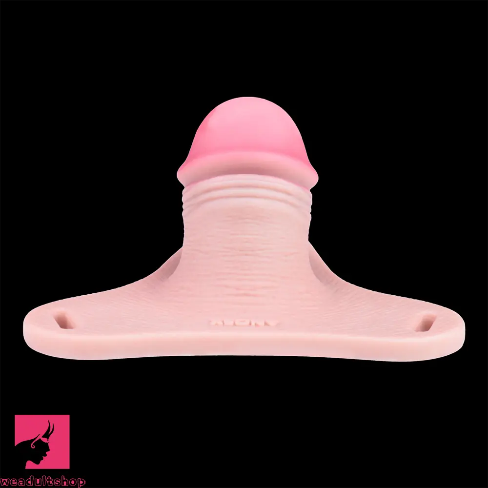 4.33in Strap on Chastity Dildo Wearable Realistic Cock Cage For Men Dilator