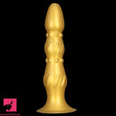 8.07in 11.22in Gold Silicone Large Anal Plug Penis Dildo Anal Exercises
