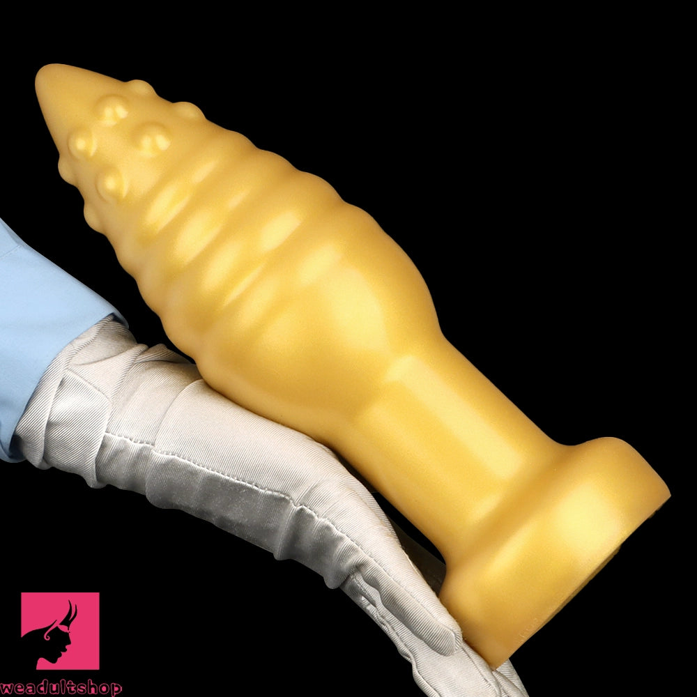 5.51in 7.87in 10.23in Extra Large Silicone Soft Spiked Pointed Cock Dildo