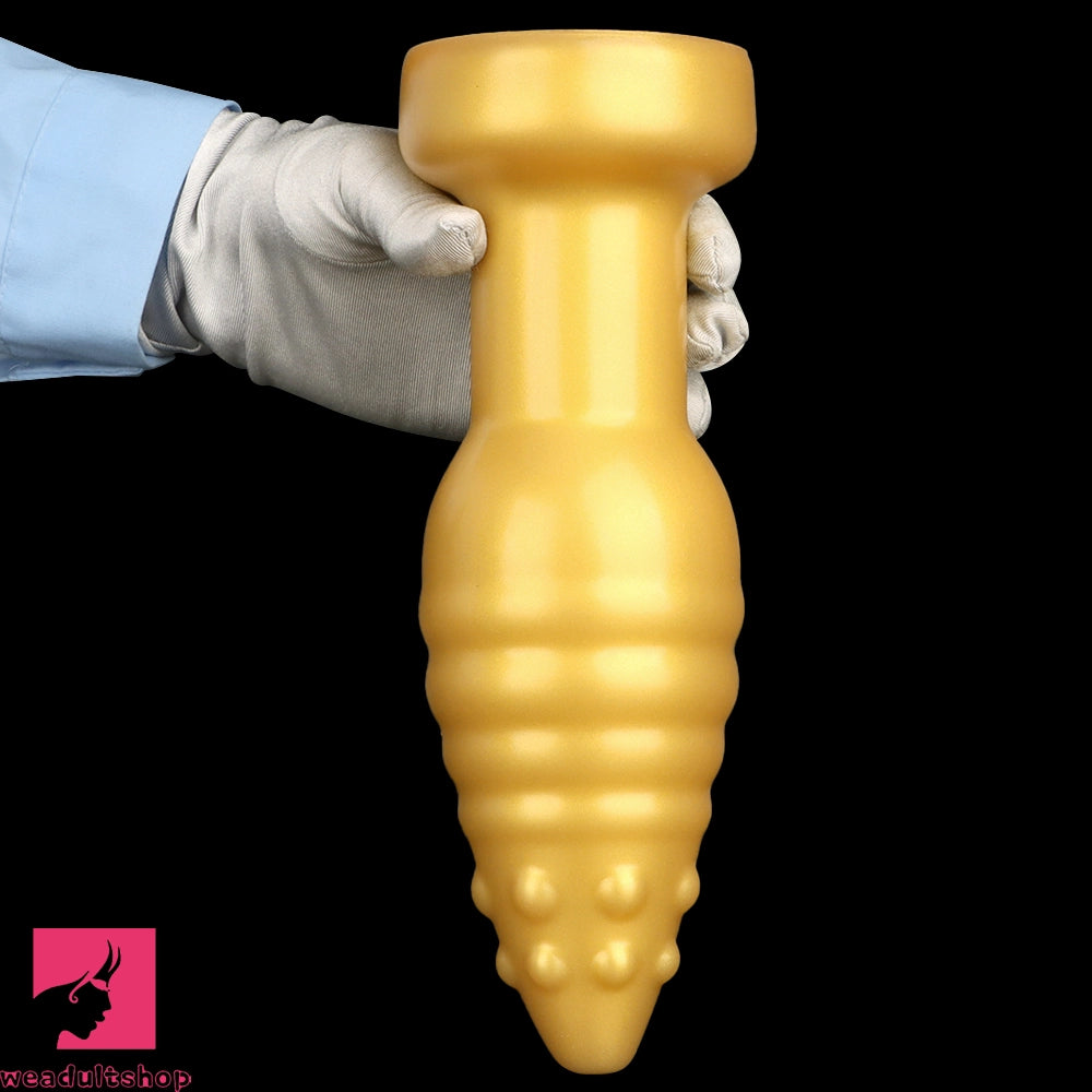 5.51in 7.87in 10.23in Extra Large Silicone Soft Spiked Pointed Cock Dildo