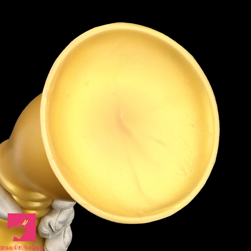 8.66in 12.2in Large Head Anal Dilation Silicone Soft Anal Plug Cock Dildo