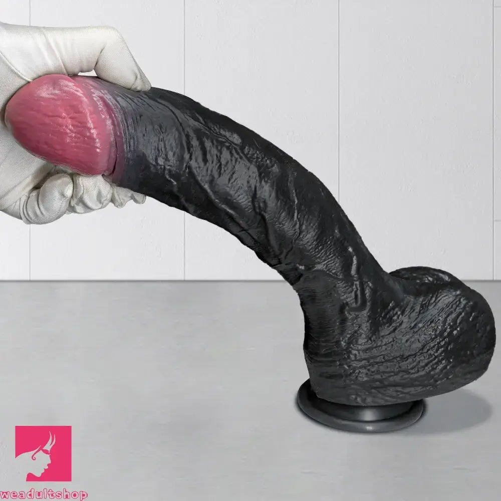 7.87in 10.03in 11.88in Dual Density Silicone Lifelike Big Dildo Love Dilator