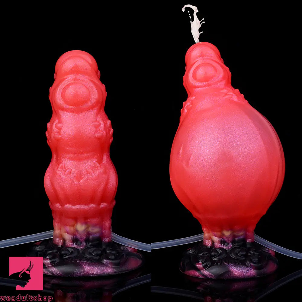 5.91in Fantasy Odd Silicone Soft Inflatable Spraying Water Dildo Sex Toy