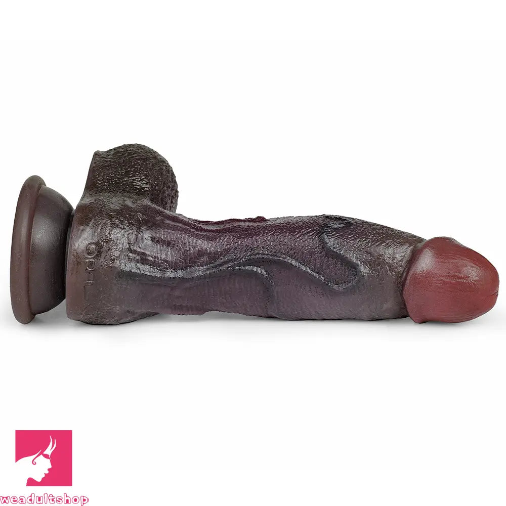 7.48in Dual Density Silicone Soft Real Cock Dildo For G Spot Cock Love Play